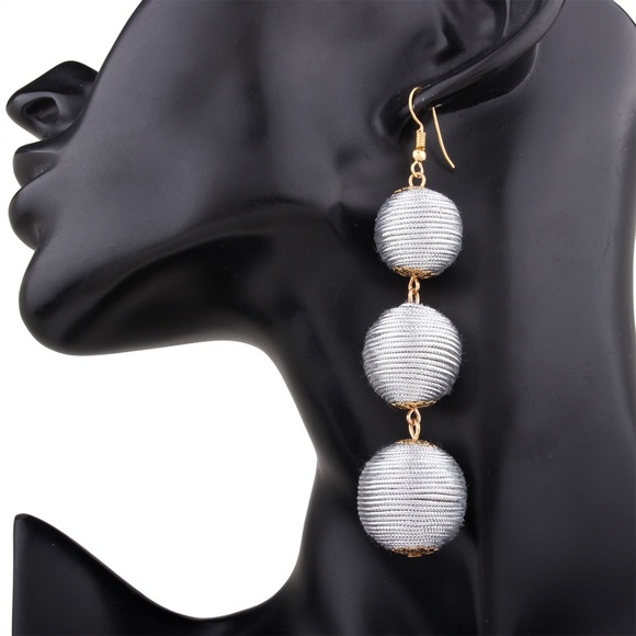 Bohemian Style Pierced Earrings - Picture 2 of 2